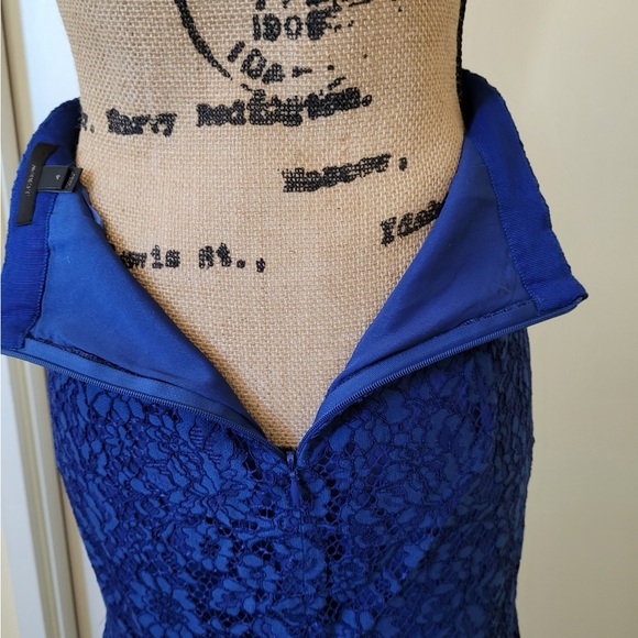 JCrew Lace Cobalt Skirt - Picture 5 of 7